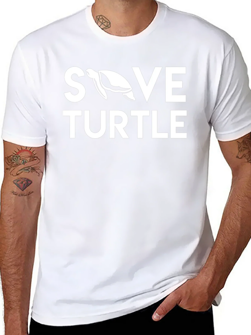 Save Turtle Graphic T-Shirt