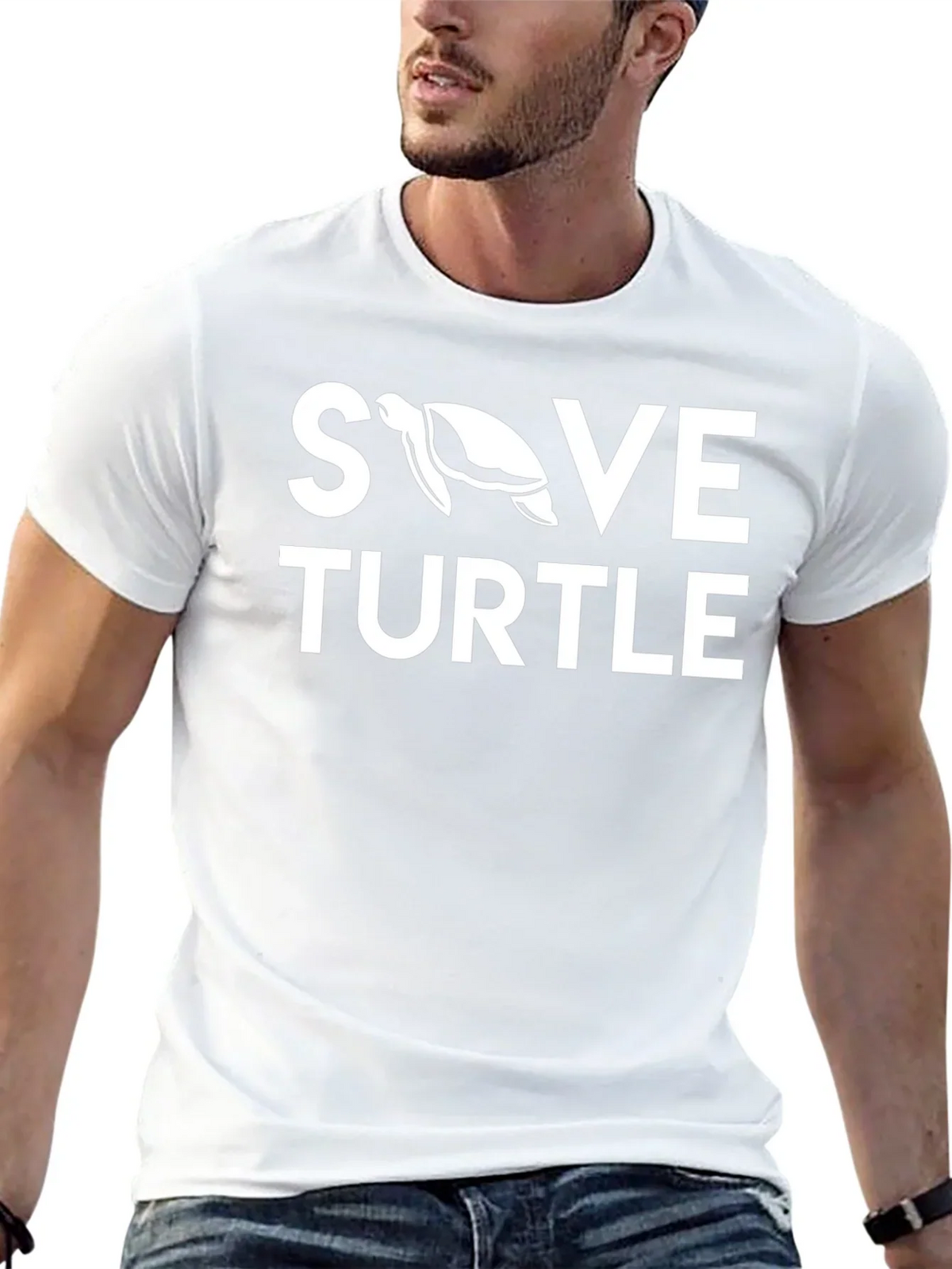 Save Turtle Graphic T-Shirt