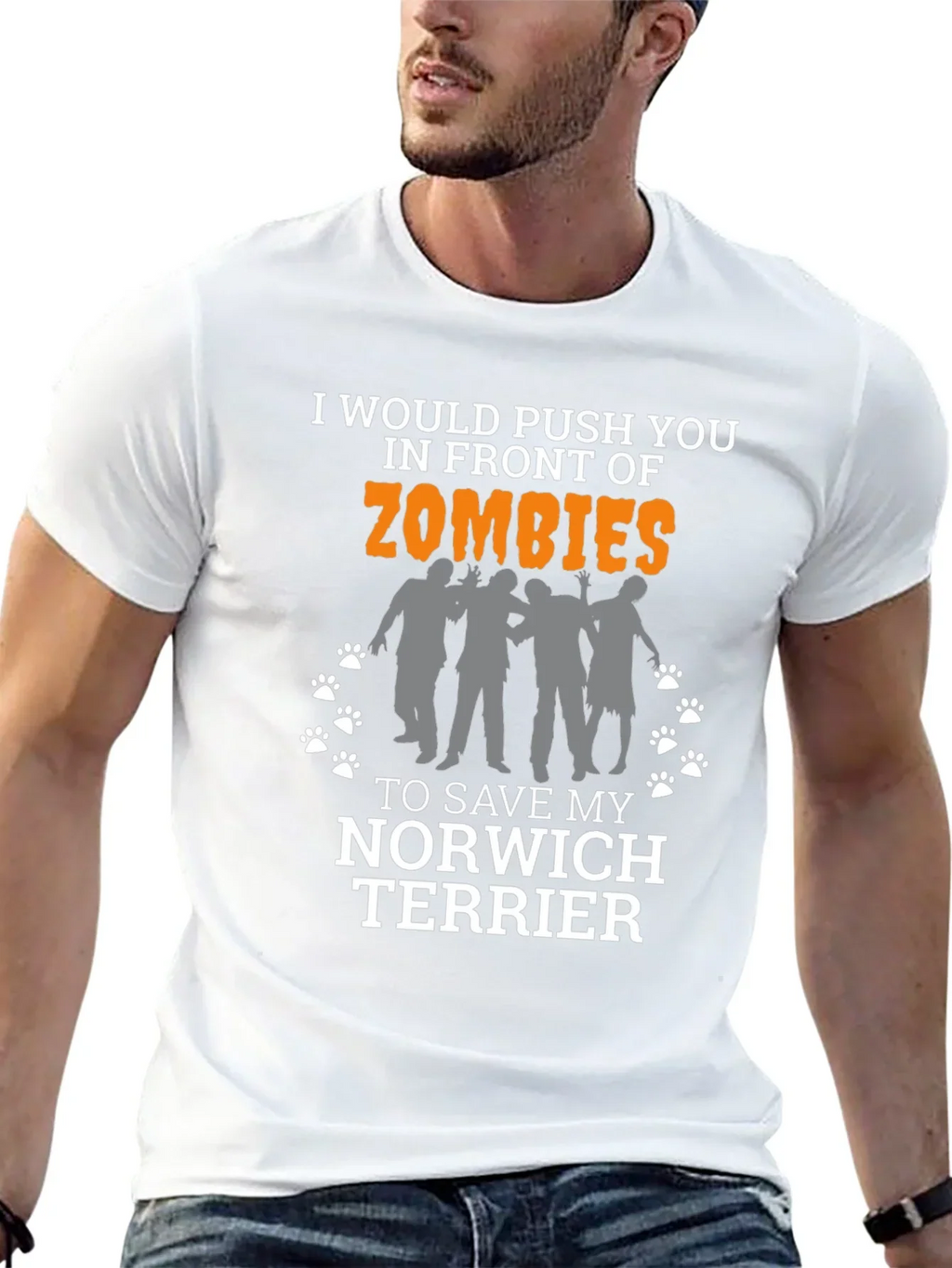 Zombie Norwich Terrier T-Shirt