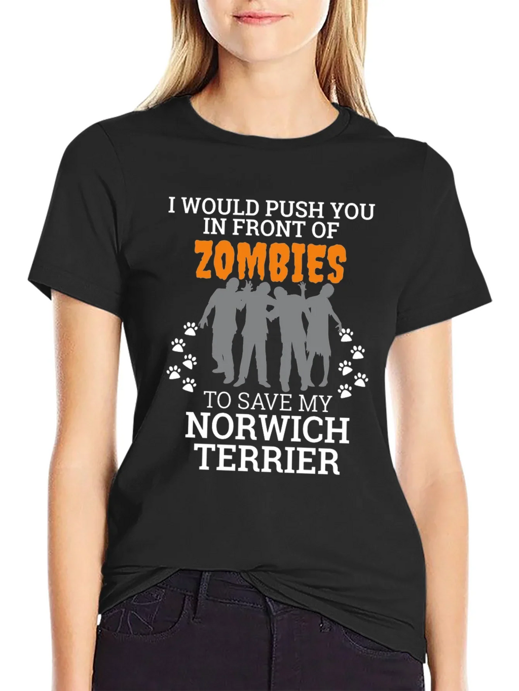 Zombie Norwich Terrier T-Shirt