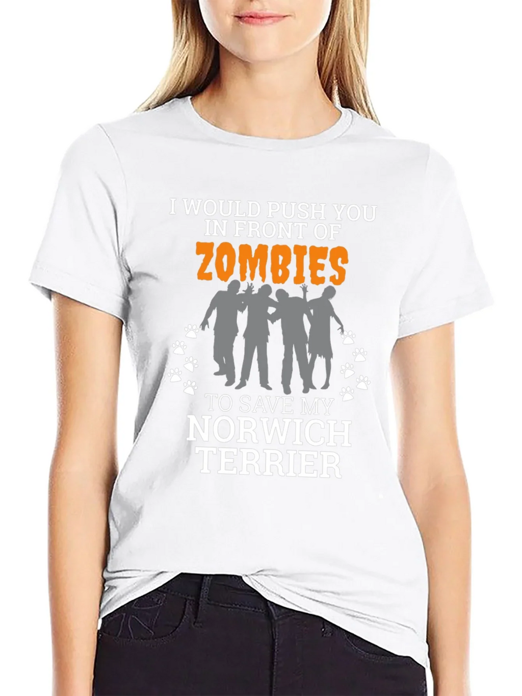 Zombie Norwich Terrier T-Shirt