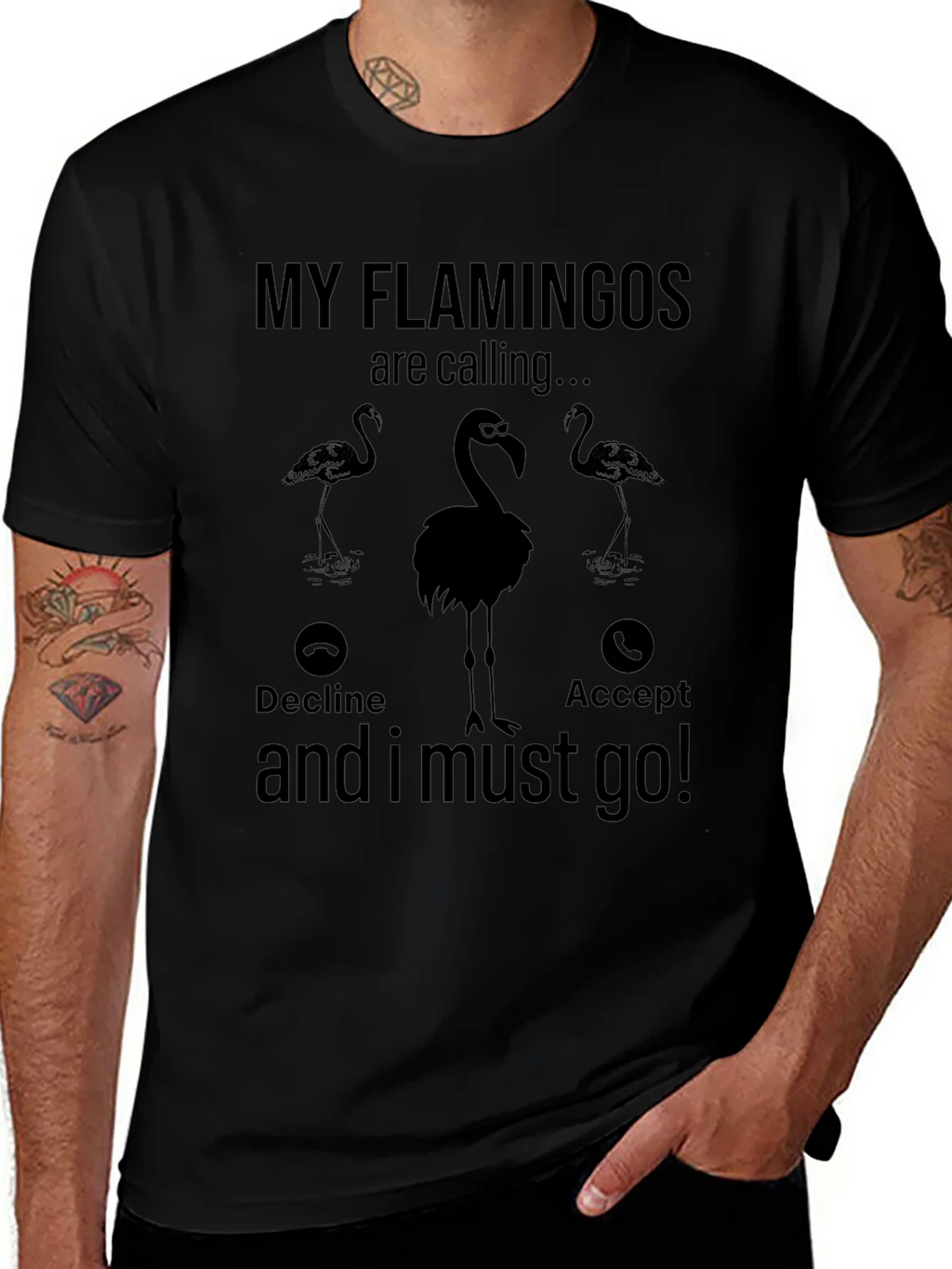 My Flamingos are Calling T-Shirt