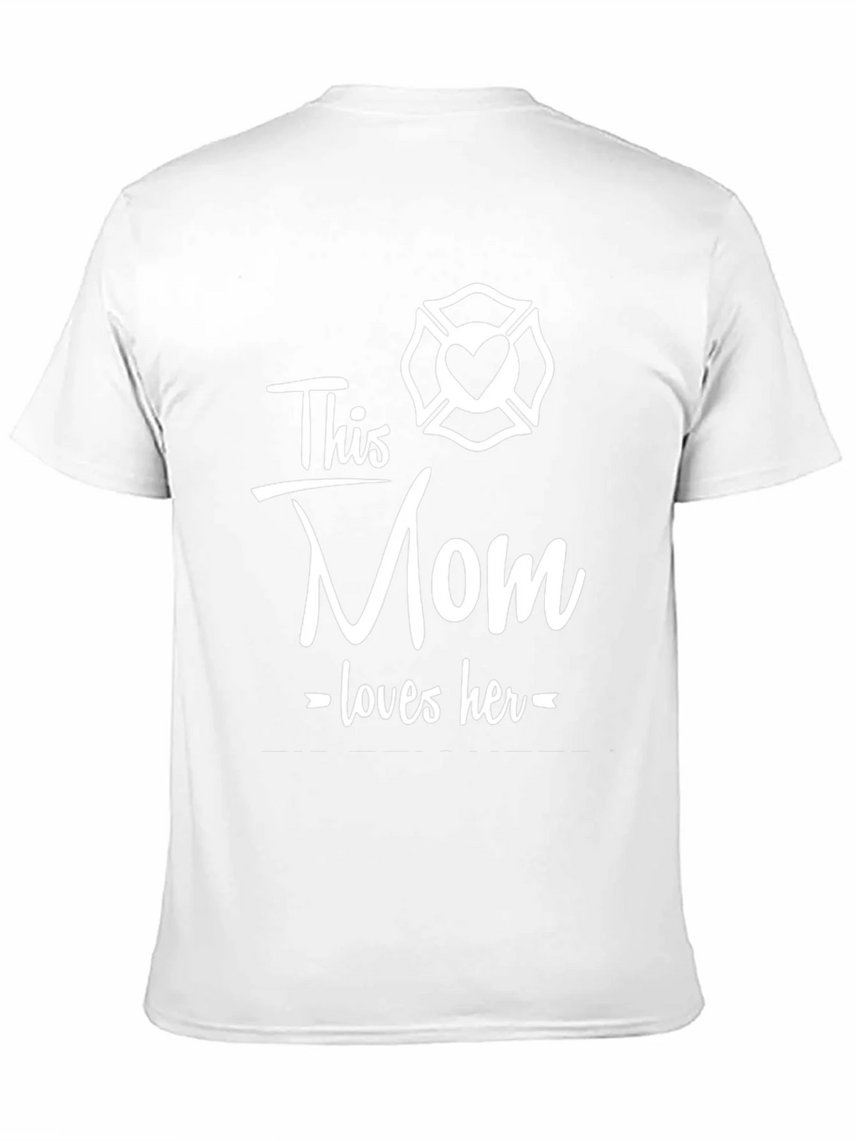 Firefighter Mom Graphic Tee - This Mom Loves Her