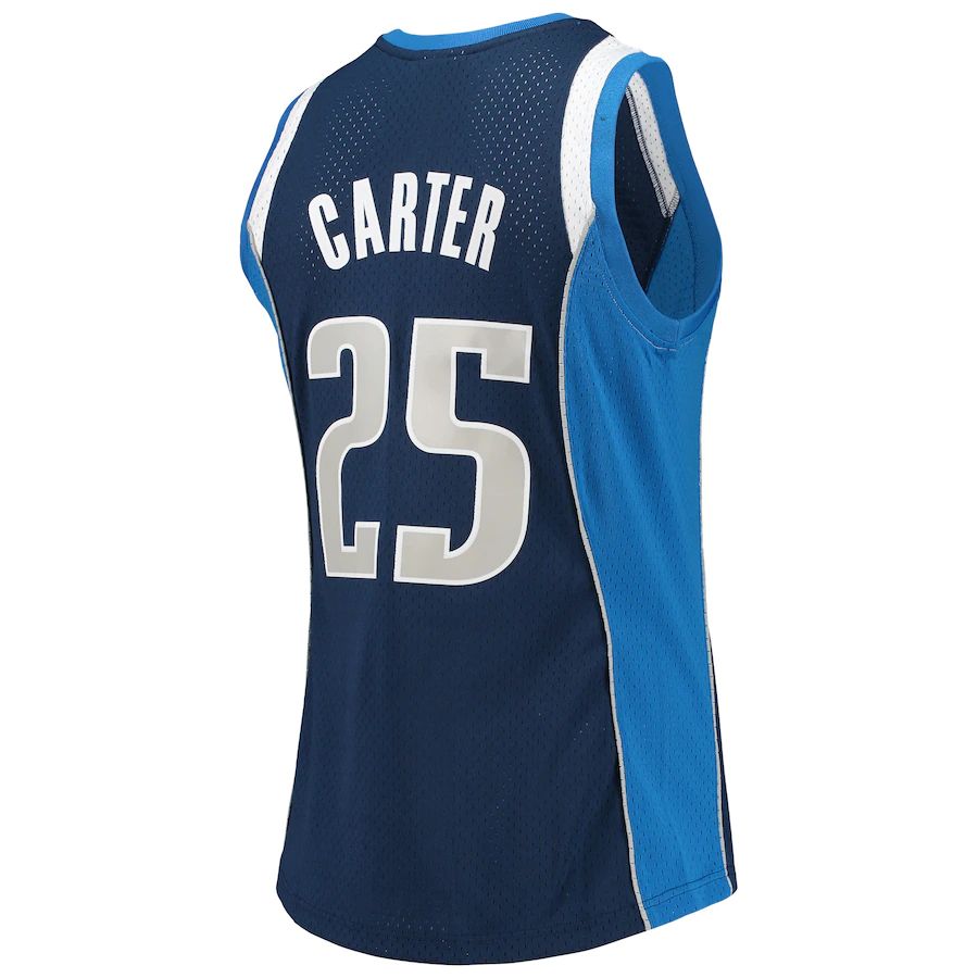 D.Mavericks #25 Vince Carter 2011-12 Hardwood Classics Swingman Jersey Navy Stitched American Basketball Jersey