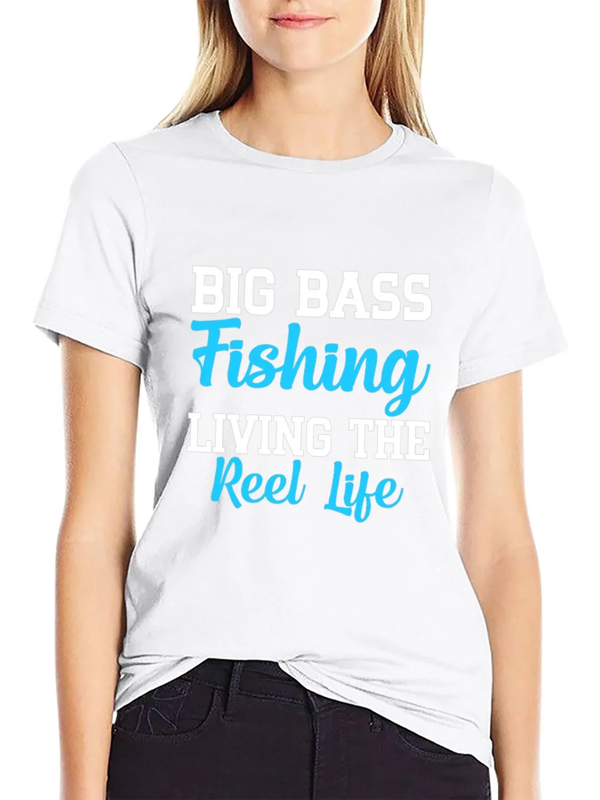 Big Bass Fishing T-Shirt - Reel Life Tee
