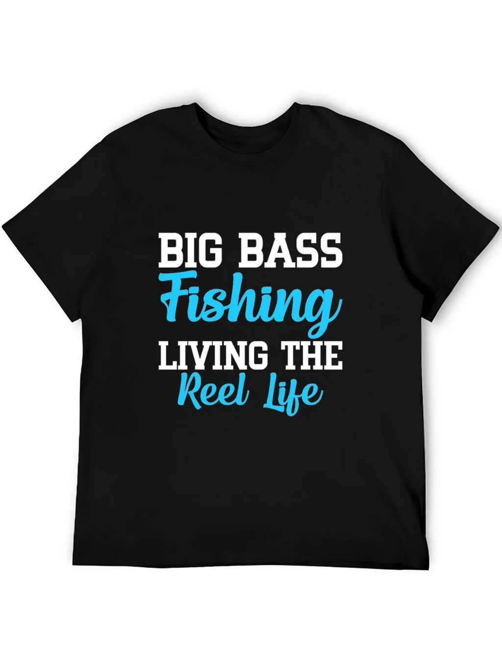 Big Bass Fishing T-Shirt - Reel Life Tee