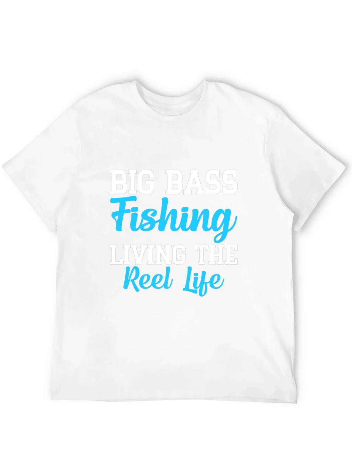 Big Bass Fishing T-Shirt - Reel Life Tee