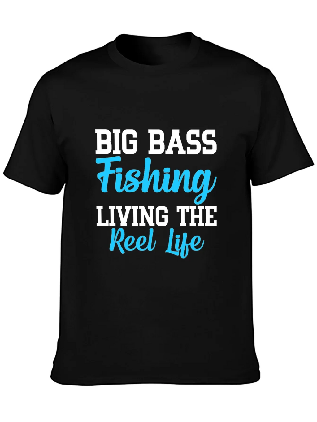 Big Bass Fishing T-Shirt - Reel Life Tee