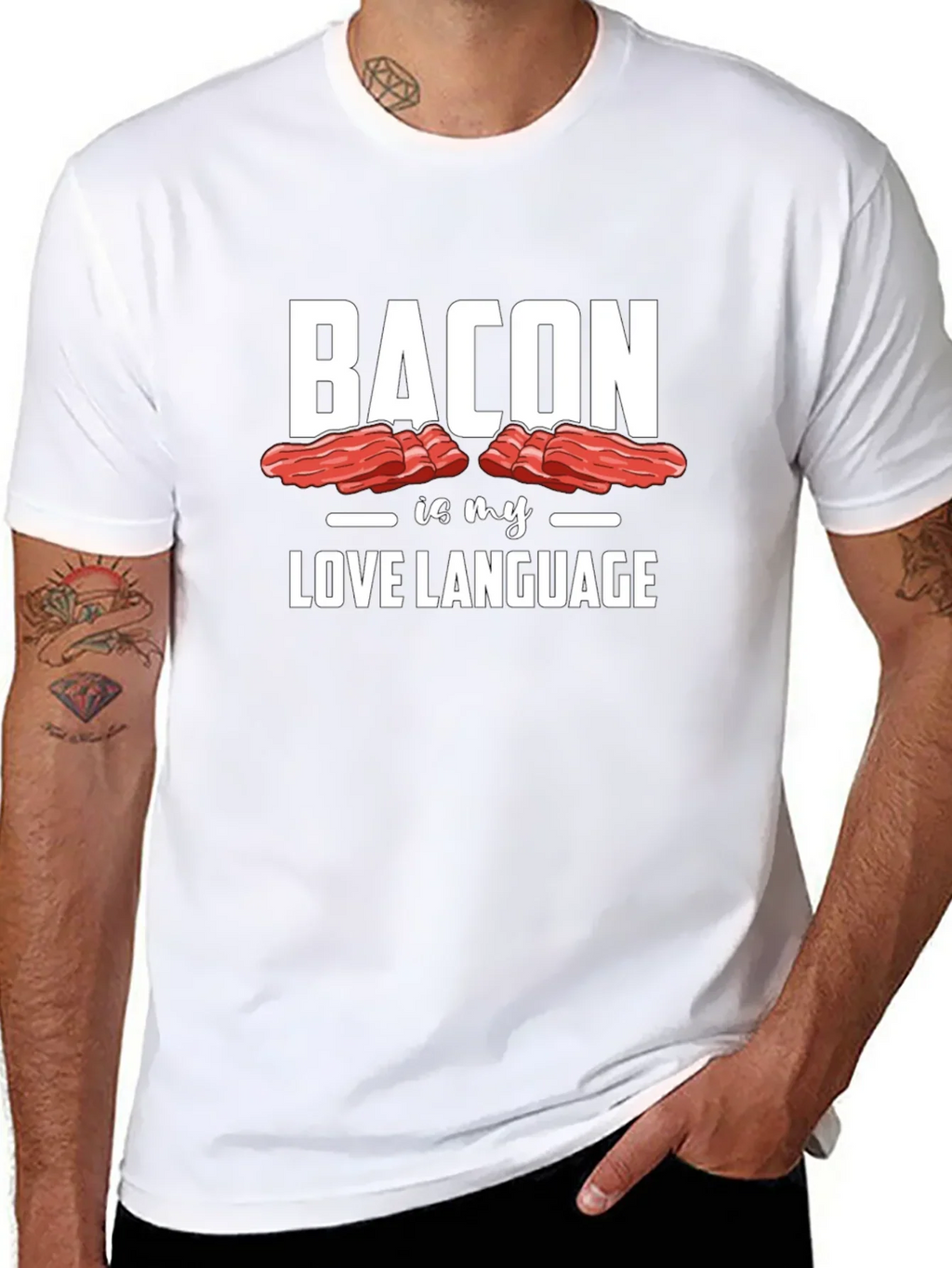 Bacon is My Love Language Graphic Tee - Unisex