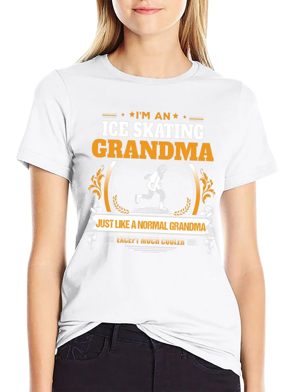 Ice Skating Grandma T-Shirt