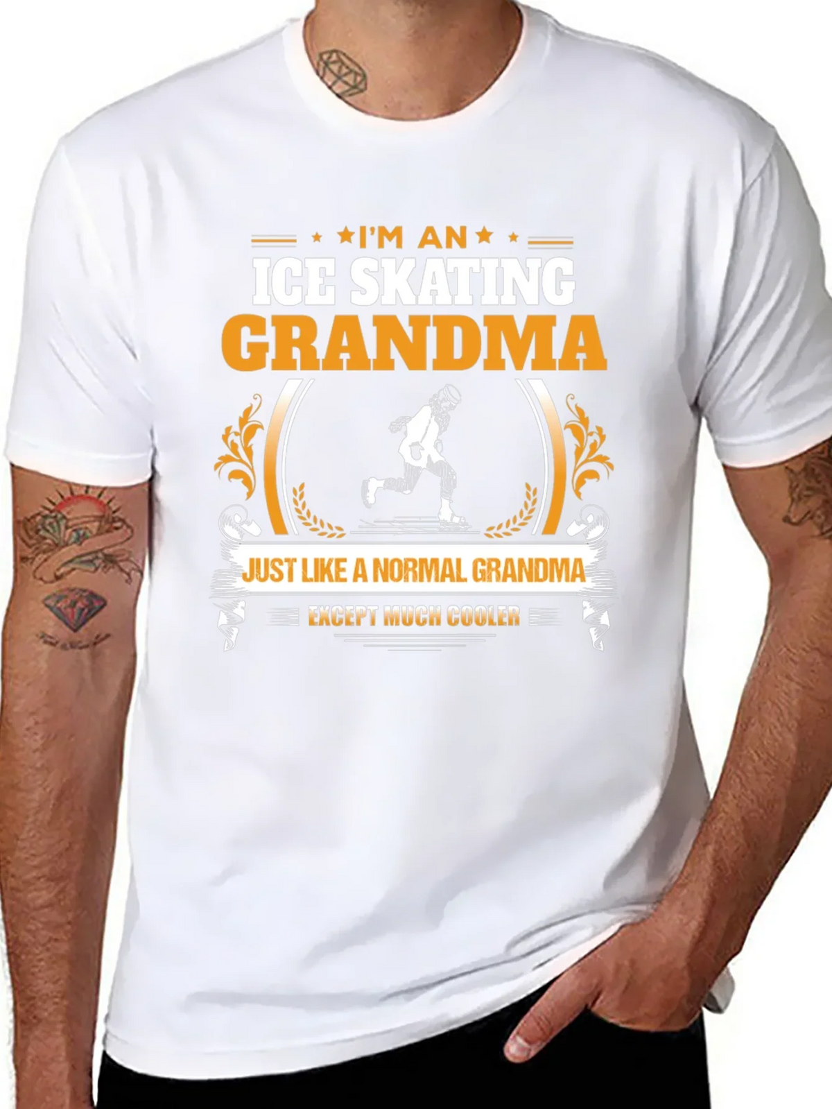 Ice Skating Grandma T-Shirt