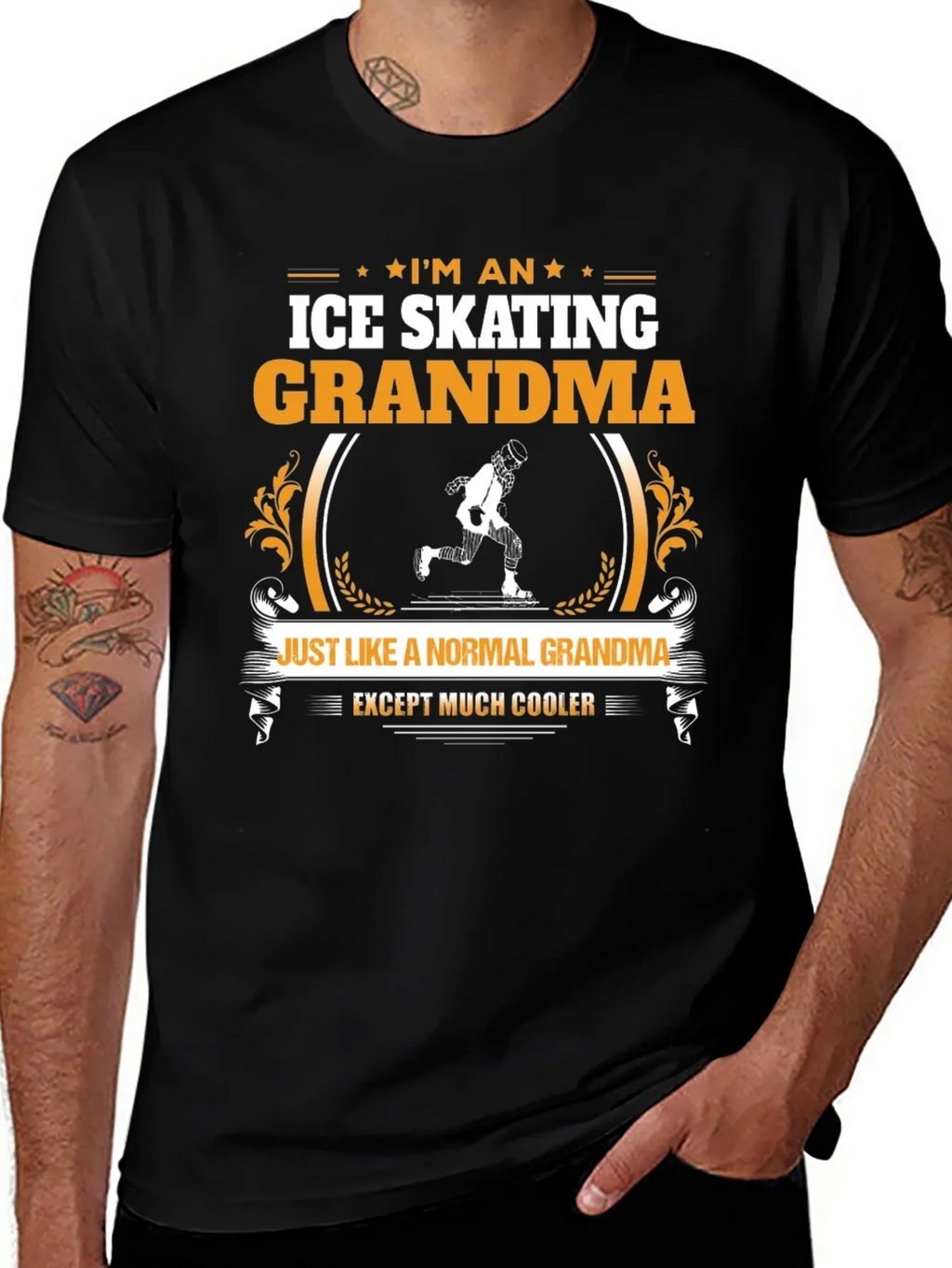 Ice Skating Grandma T-Shirt