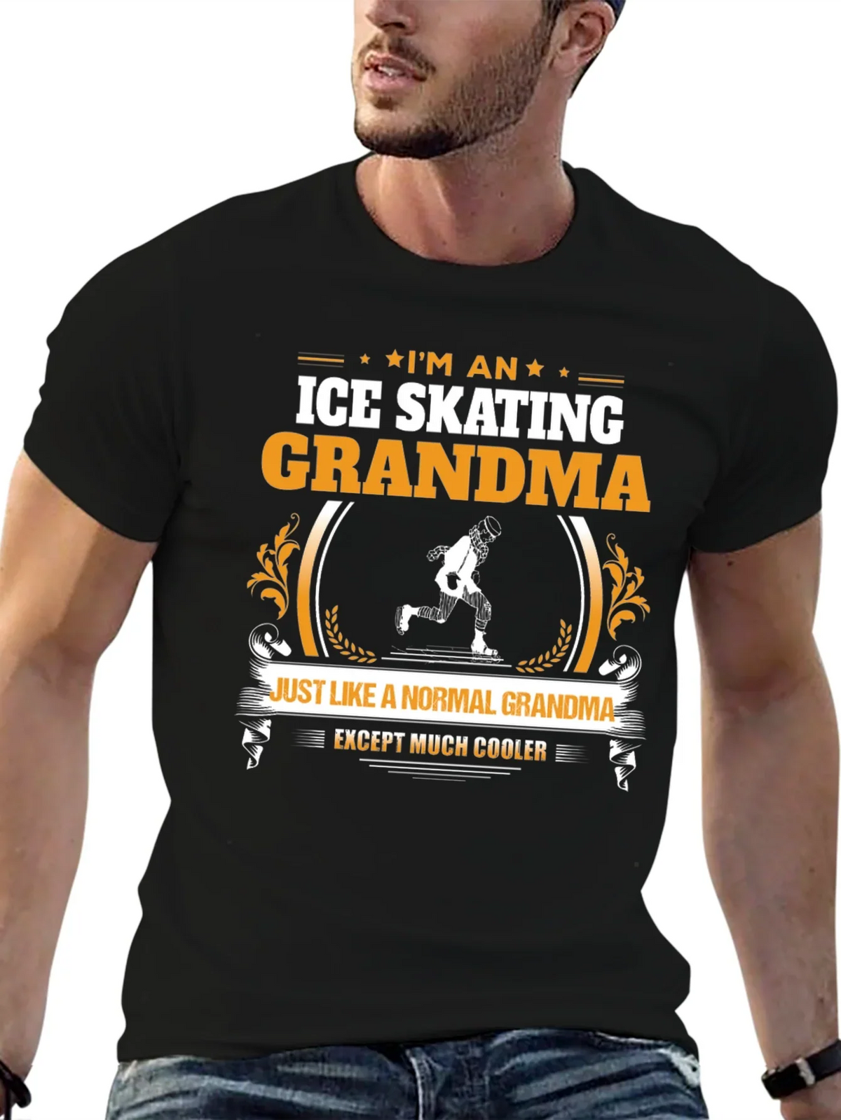 Ice Skating Grandma T-Shirt
