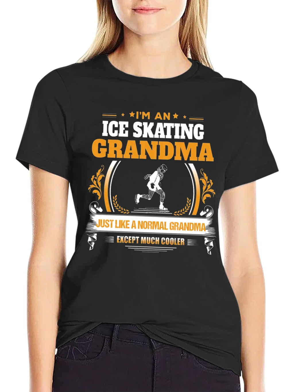 Ice Skating Grandma T-Shirt