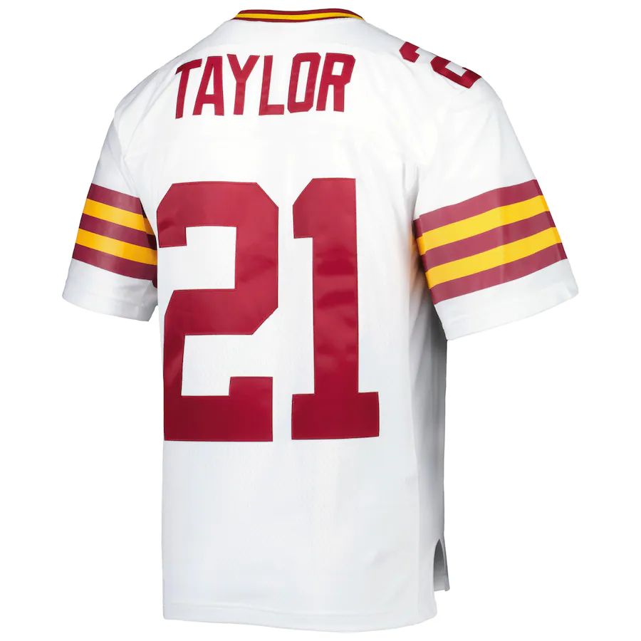 W.Football Team #21 Sean Taylor White 2007 Legacy Replica Jersey Stitched American Football Jerseys