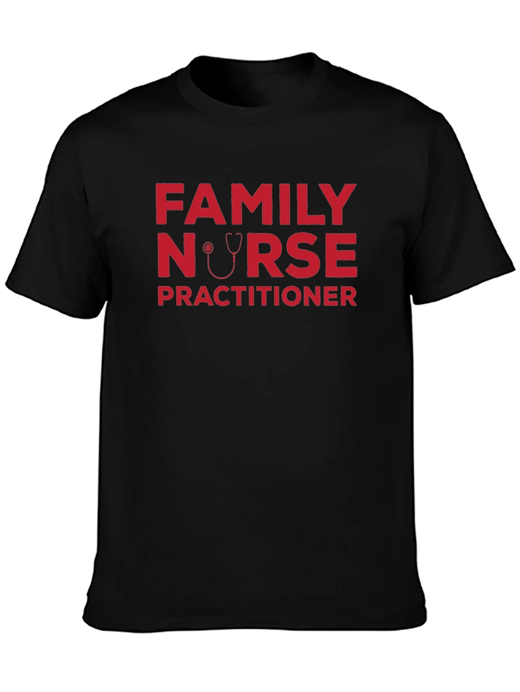 Family Nurse Practitioner Black T-Shirt
