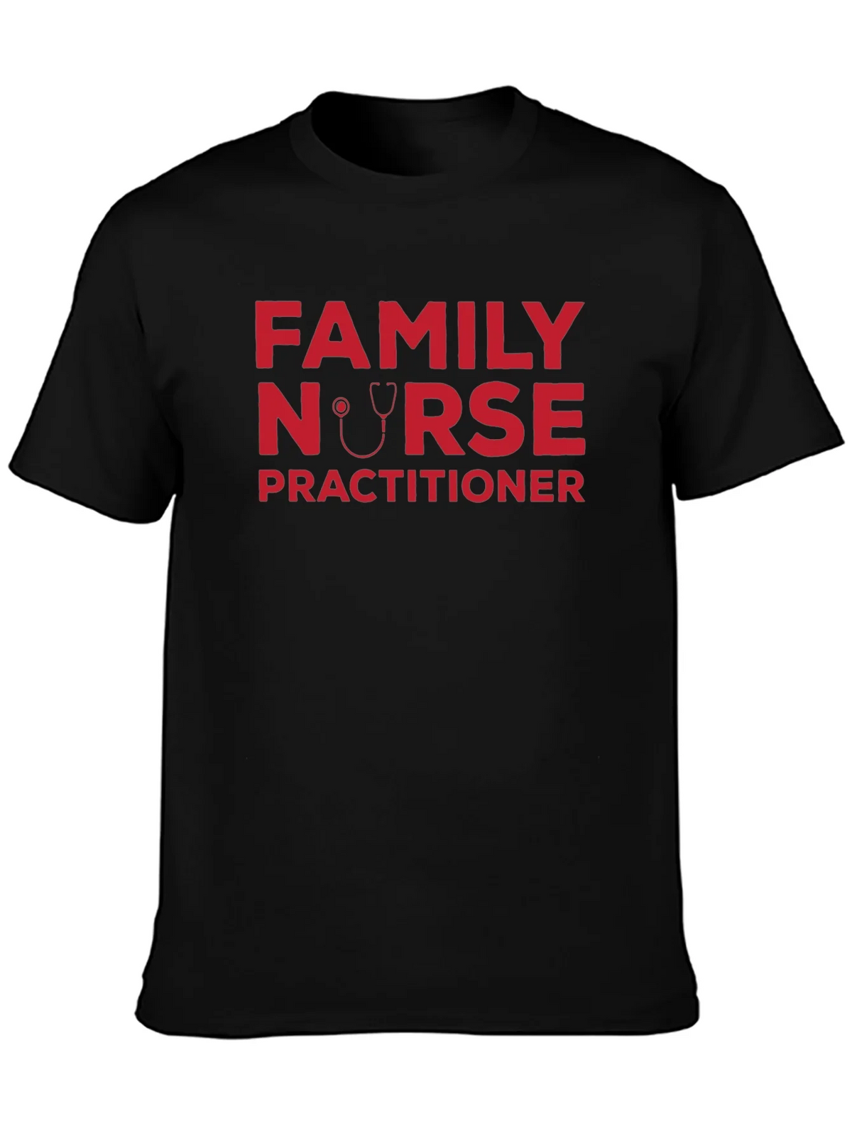 Family Nurse Practitioner Black T-Shirt
