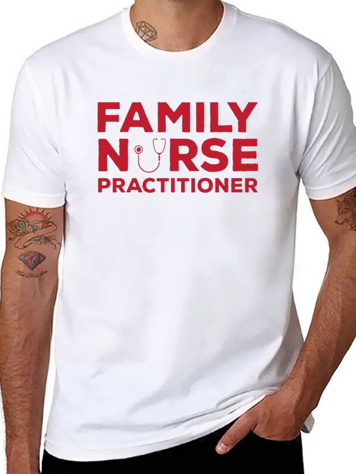 Family Nurse Practitioner Black T-Shirt