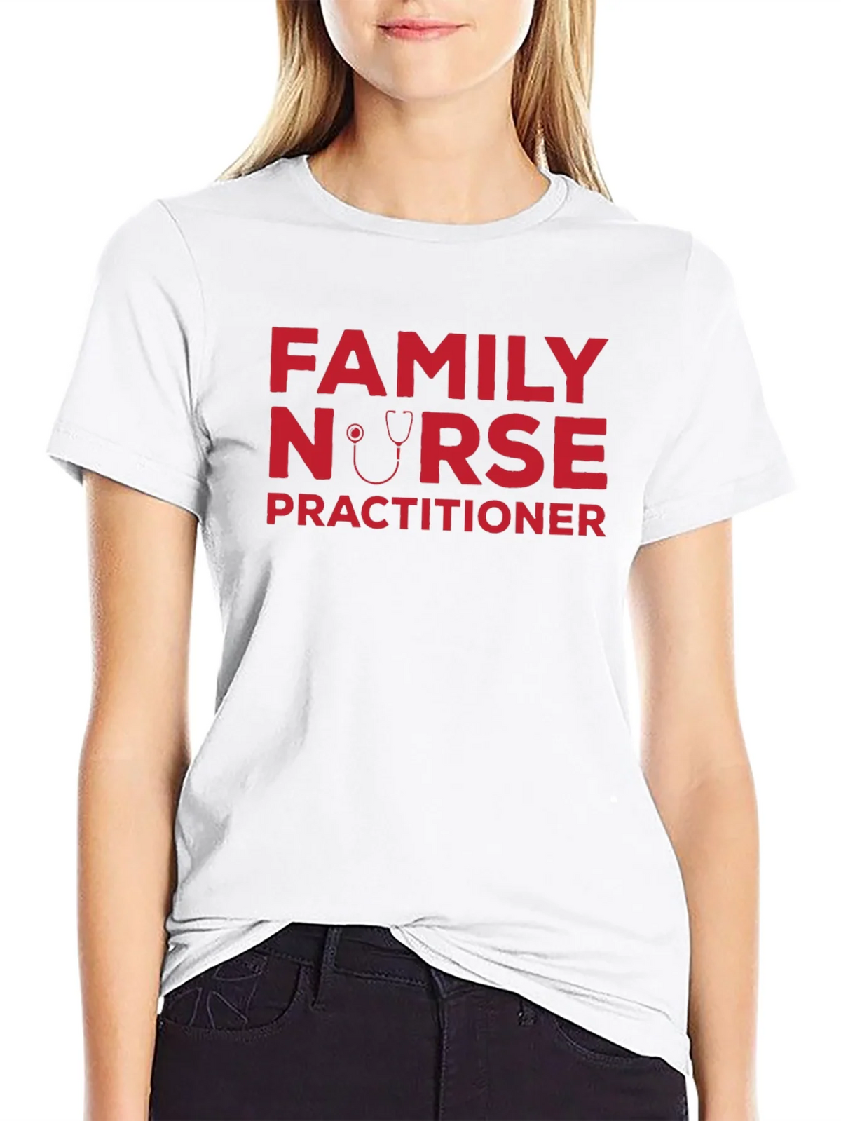 Family Nurse Practitioner Black T-Shirt