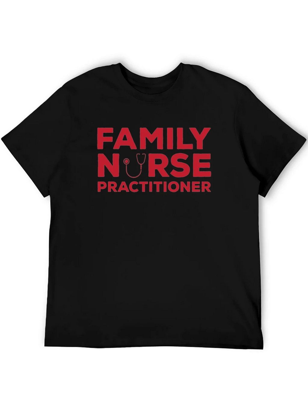 Family Nurse Practitioner Black T-Shirt