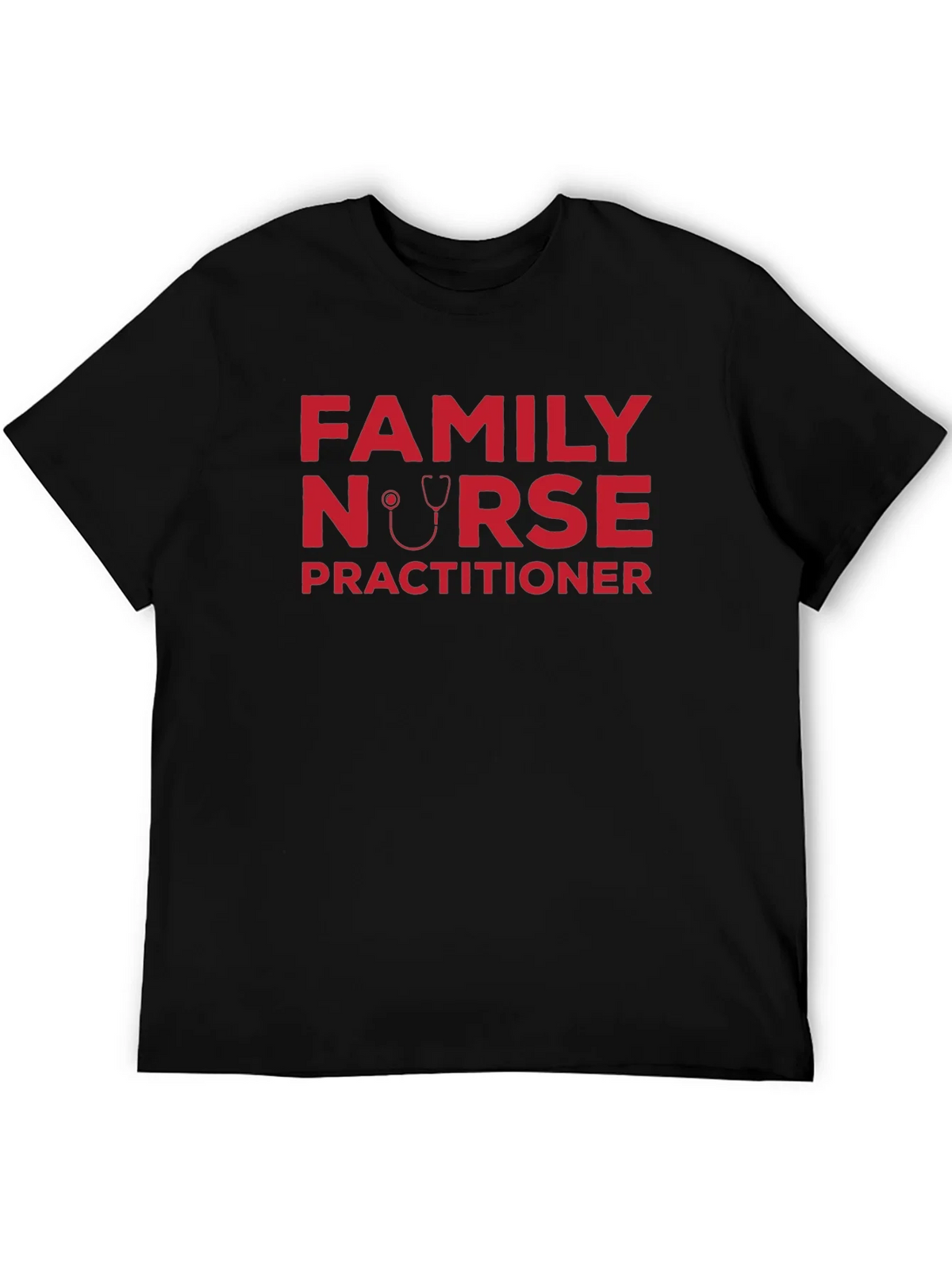 Family Nurse Practitioner Black T-Shirt