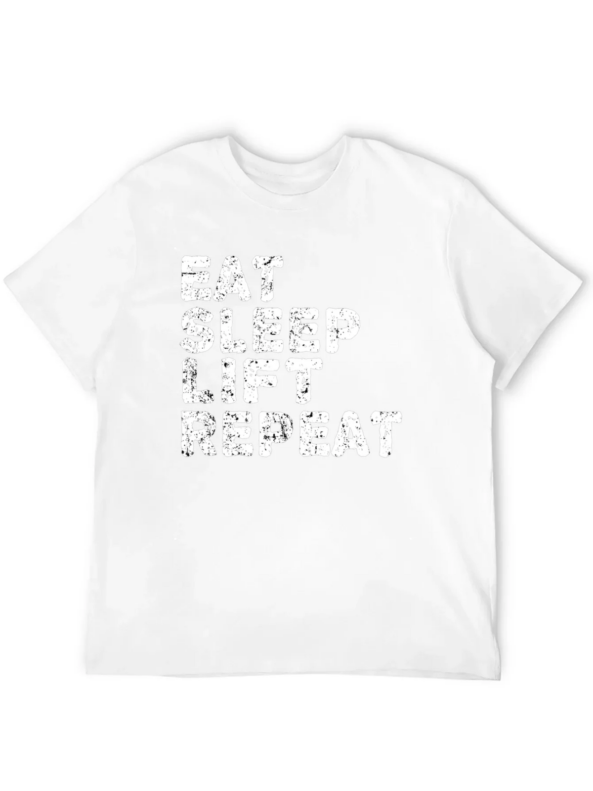 Eat Sleep Lift Repeat Black T-Shirt