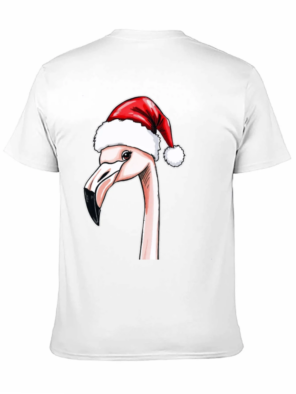 Festive Flamingo T-Shirt - Holiday Cheer