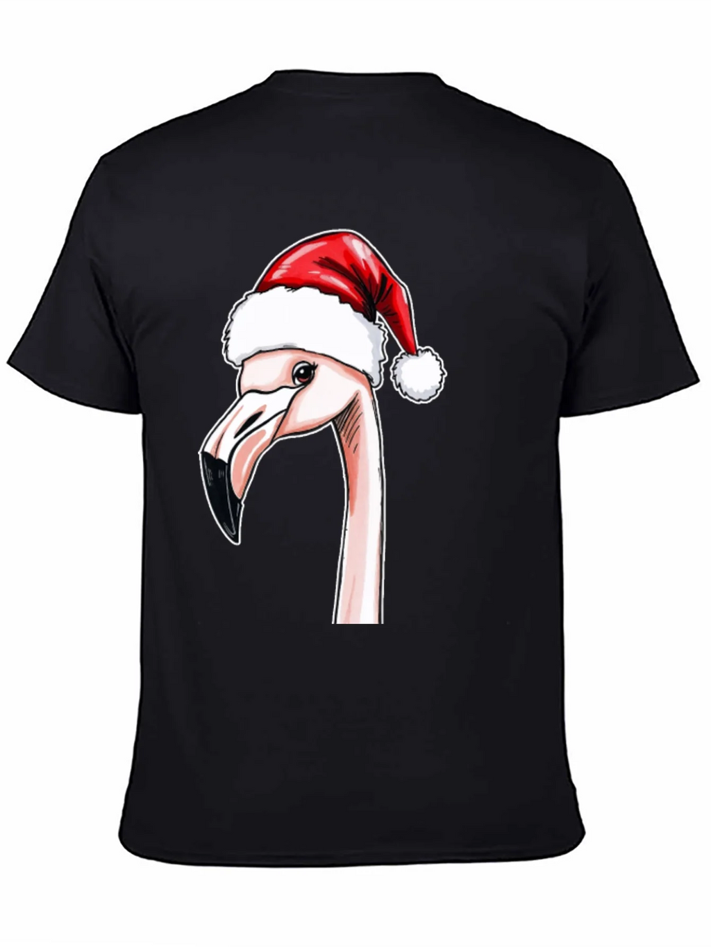 Festive Flamingo T-Shirt - Holiday Cheer