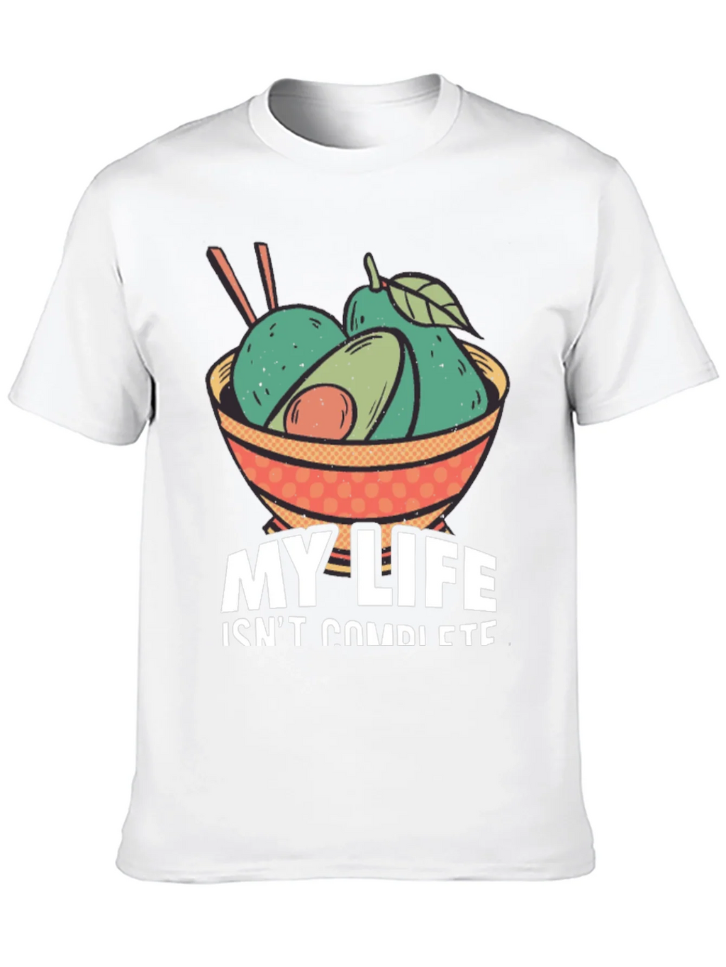Avocado Bowl Graphic Tee - My Life Isnt Complete