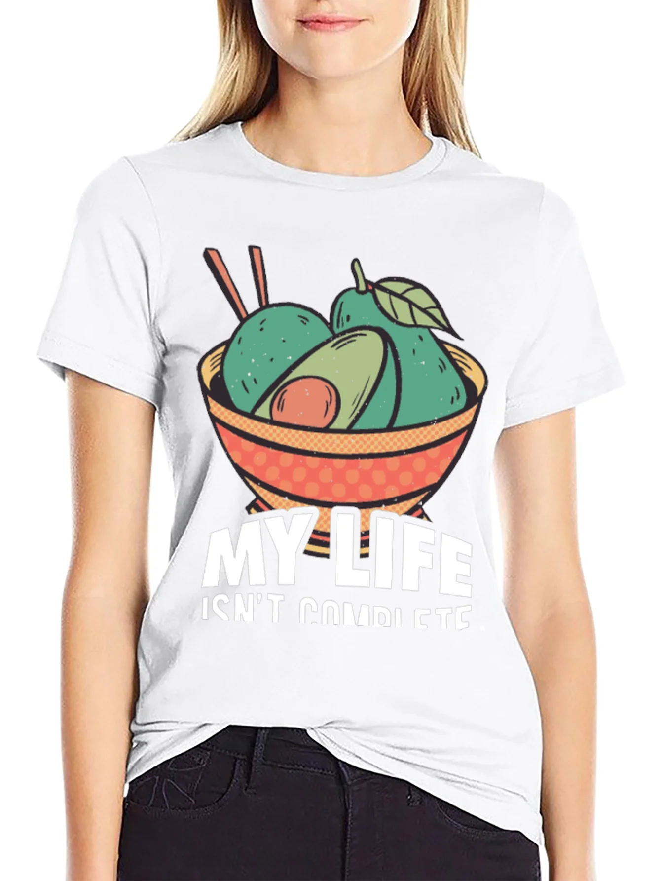 Avocado Bowl Graphic Tee - My Life Isnt Complete