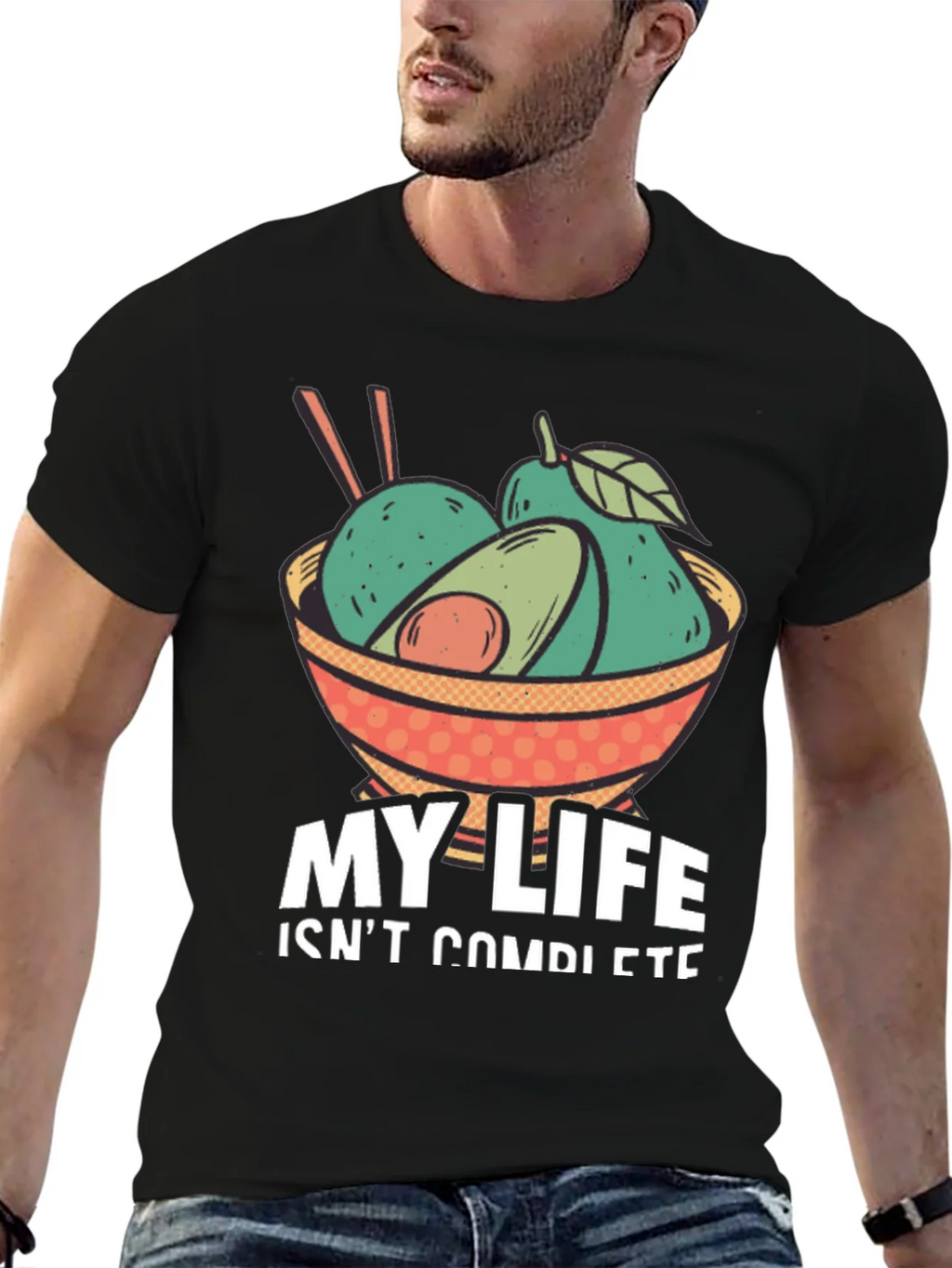 Avocado Bowl Graphic Tee - My Life Isnt Complete