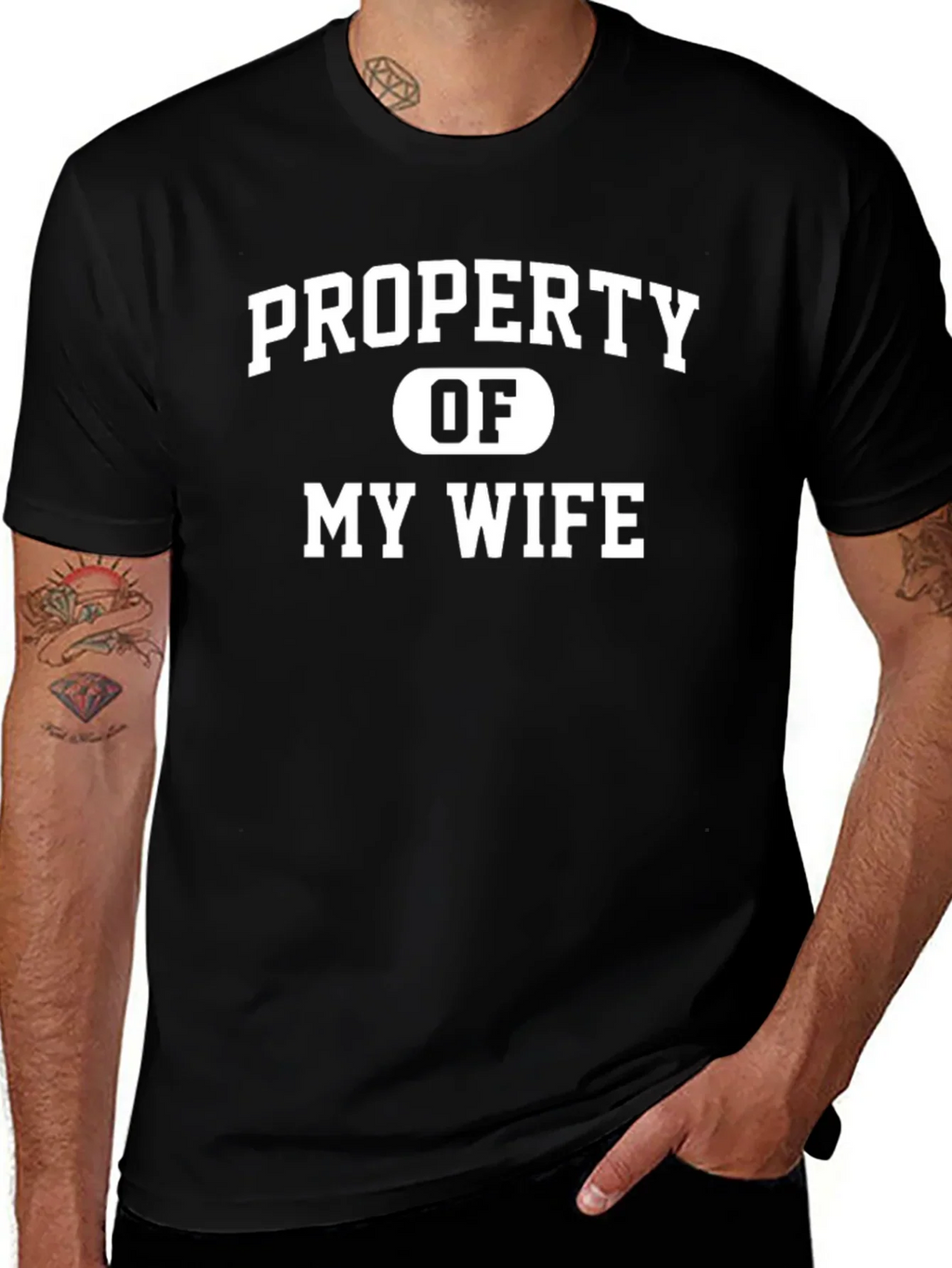 Property of My Wife Funny Mens T-Shirt