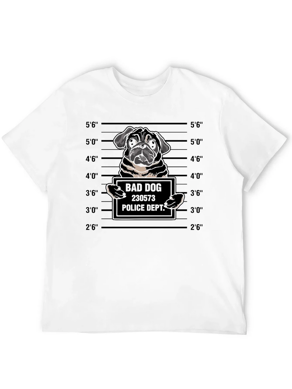 Bad Dog Mugshot Graphic Tee