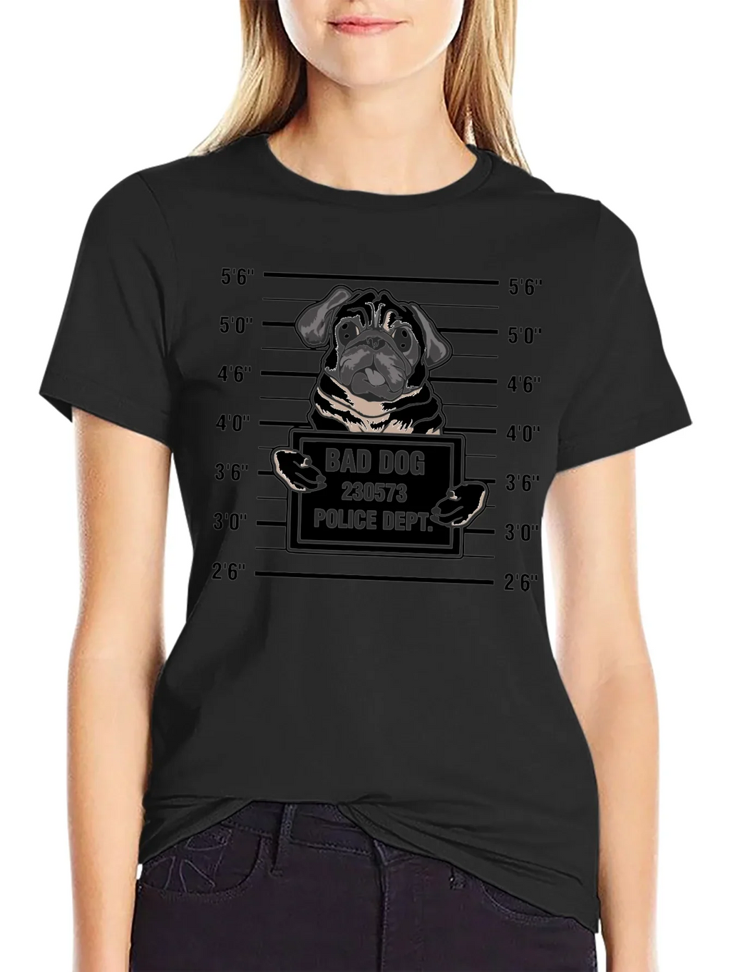 Bad Dog Mugshot Graphic Tee