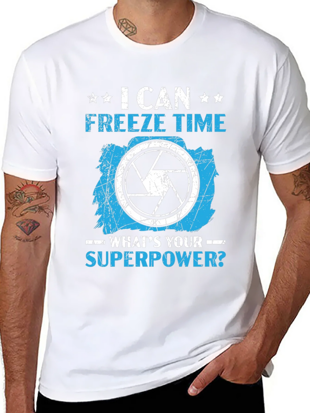 Freeze Time Photographer Graphic T-Shirt