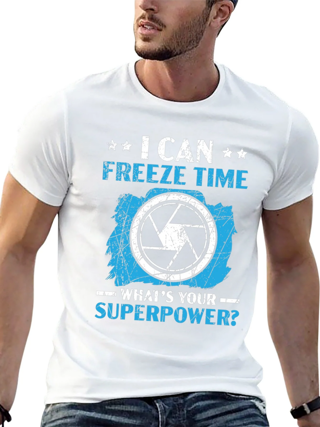 Freeze Time Photographer Graphic T-Shirt