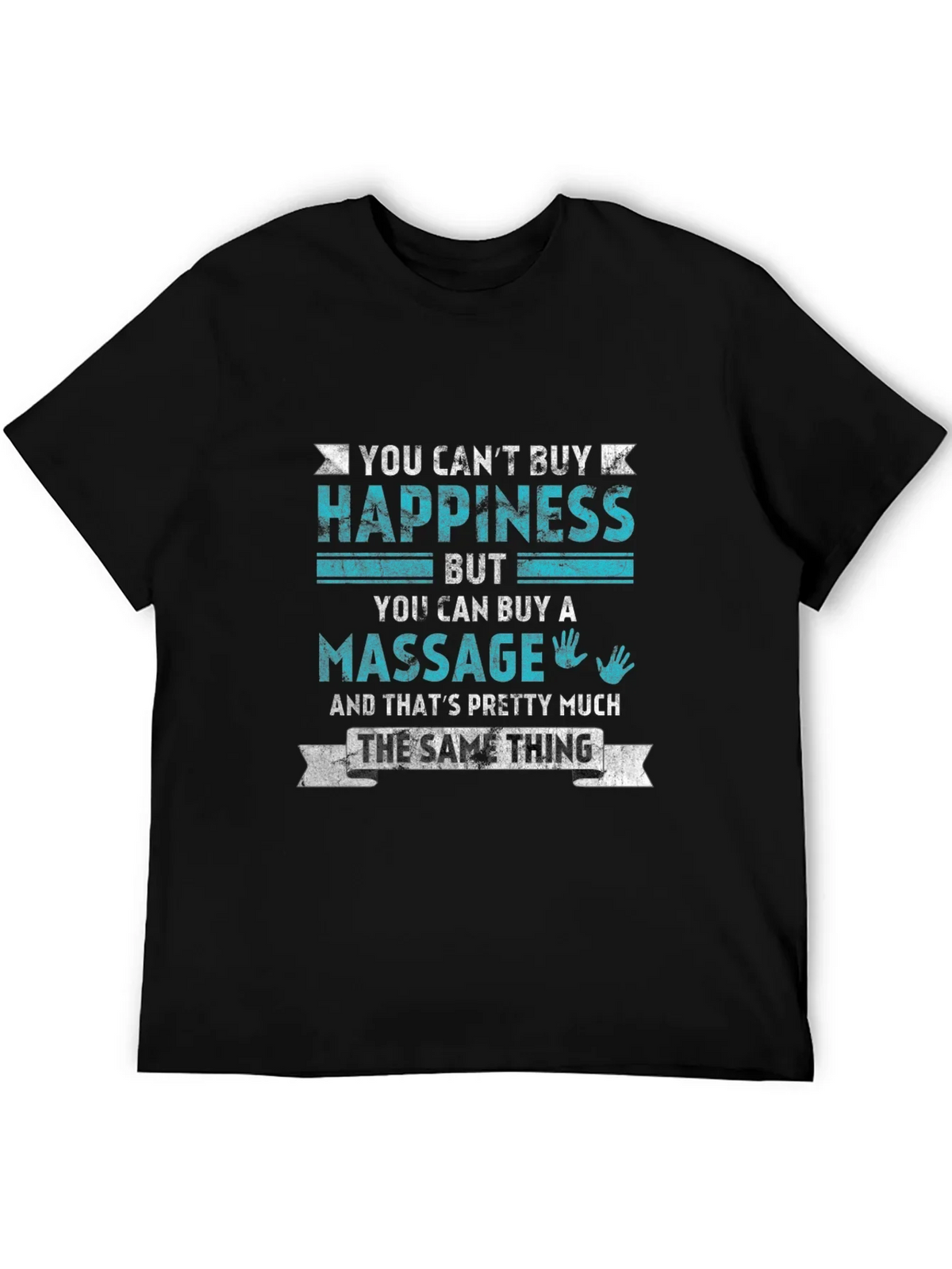 Massage Lover T-Shirt - Happiness is a Massage