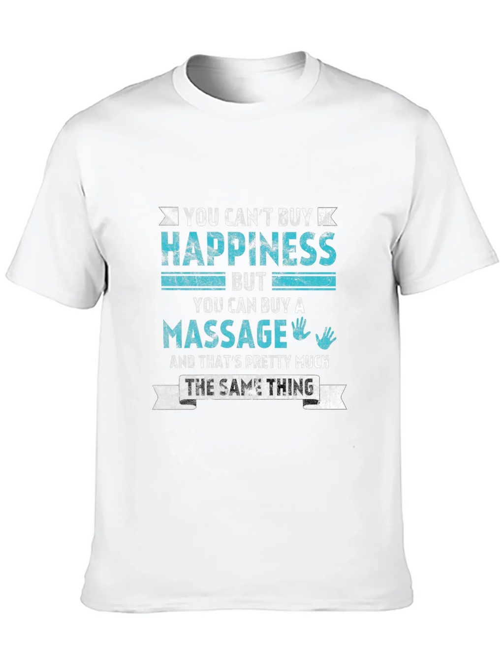 Massage Lover T-Shirt - Happiness is a Massage
