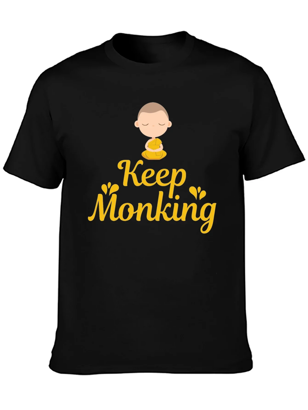 Keep Monking T-Shirt - Funny Monk Design
