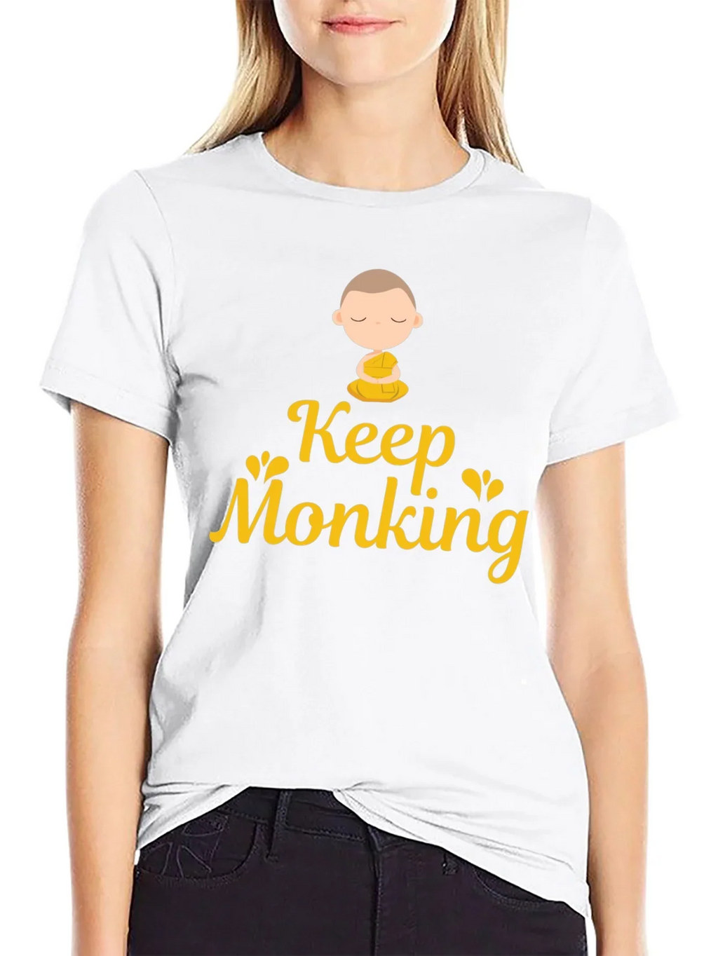 Keep Monking T-Shirt - Funny Monk Design