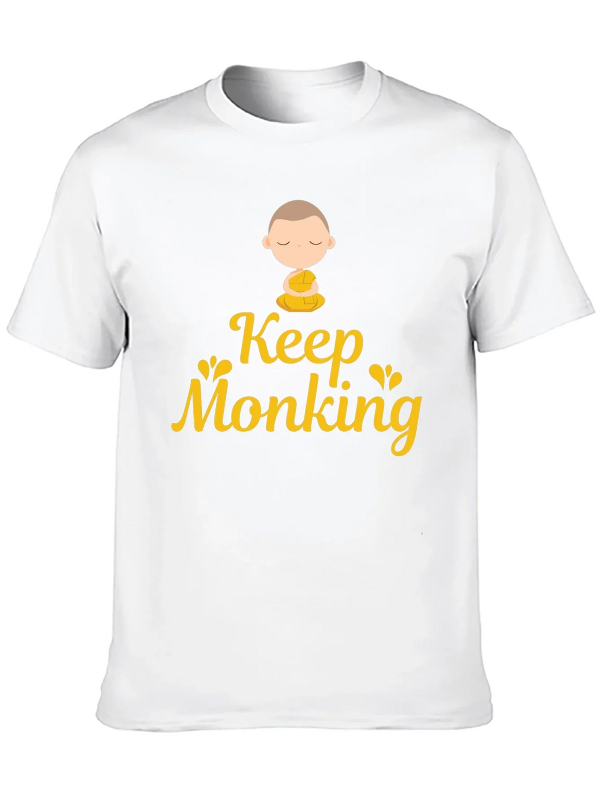 Keep Monking T-Shirt - Funny Monk Design