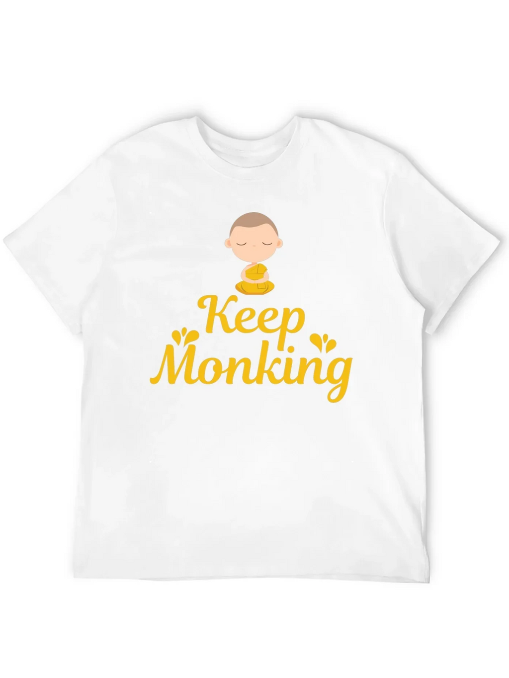 Keep Monking T-Shirt - Funny Monk Design