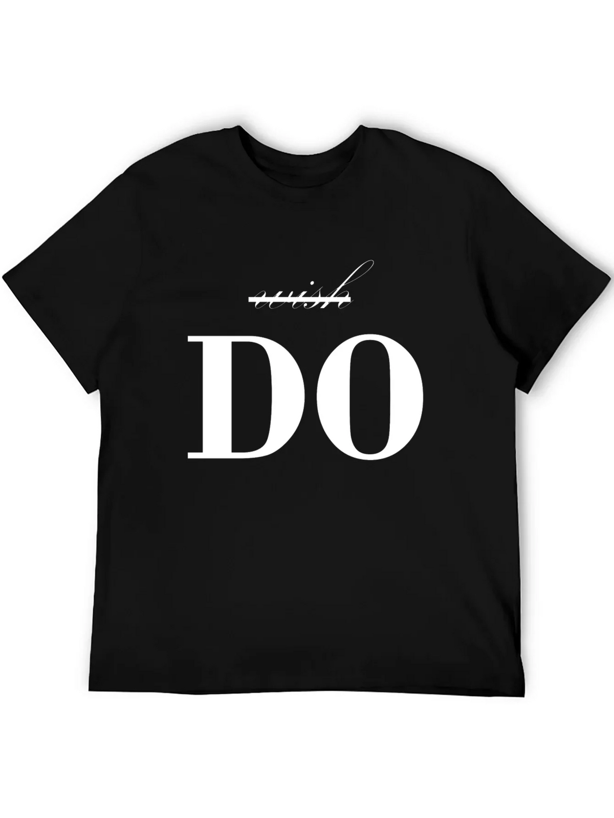 Stylish Black T-Shirt with DO Graphic
