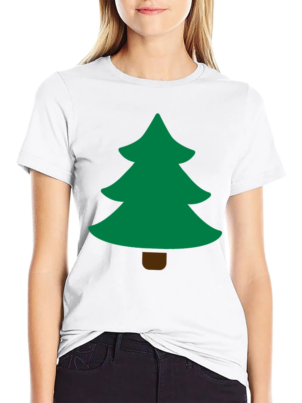 Festive Holiday Tree Graphic T-Shirt