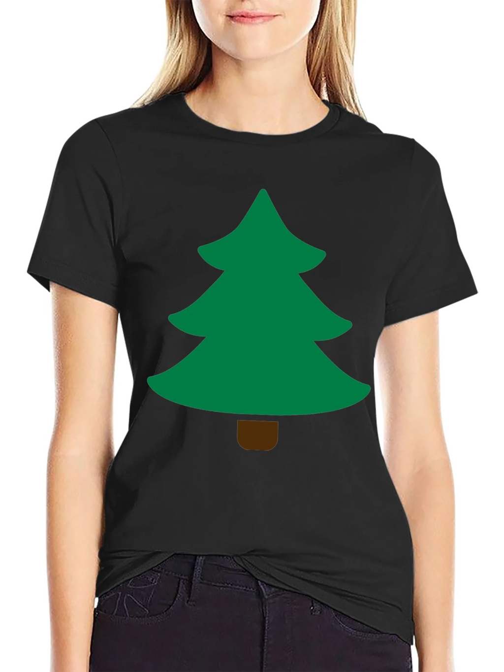 Festive Holiday Tree Graphic T-Shirt