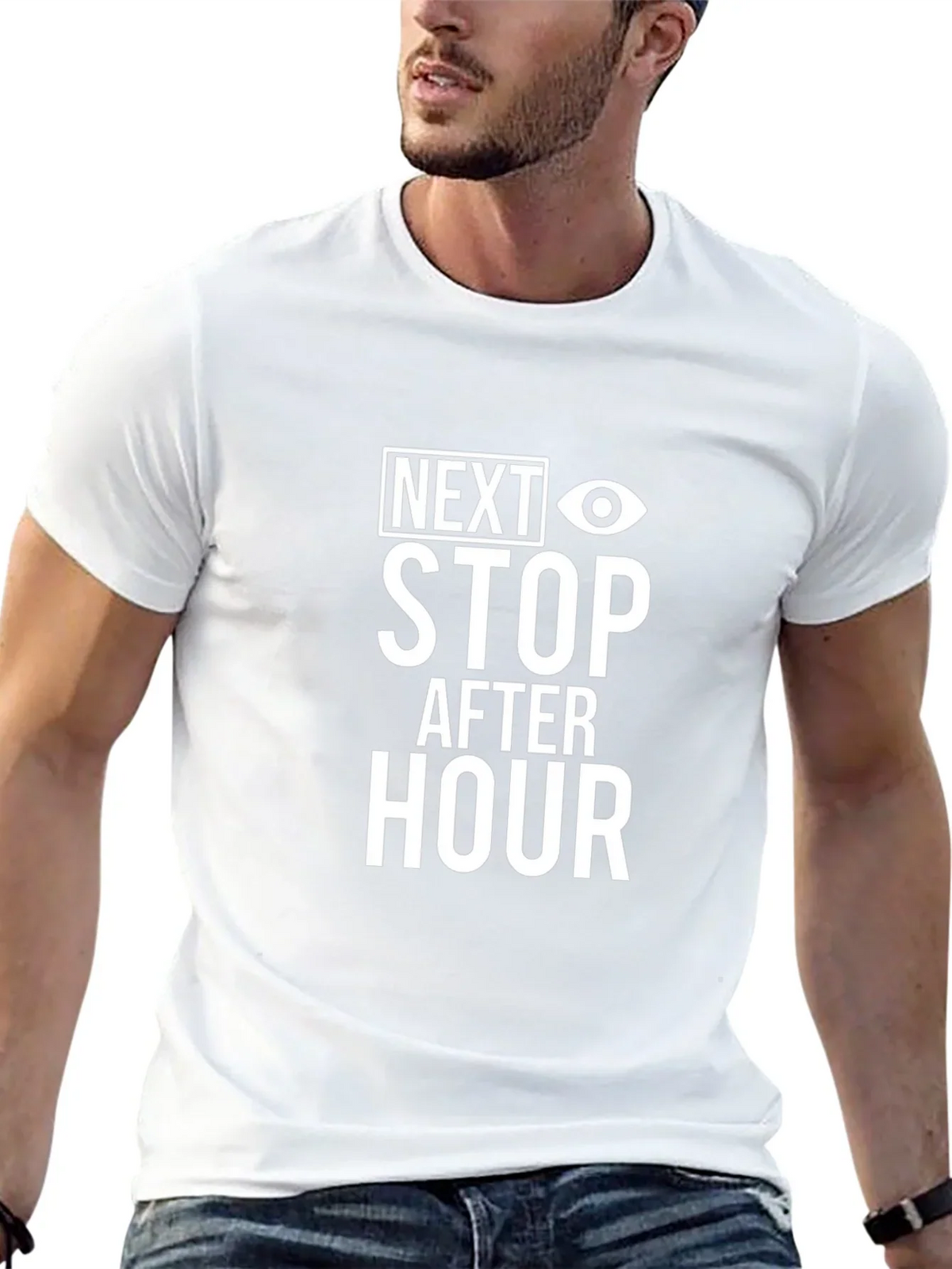 Next Stop After Hour Graphic Tee