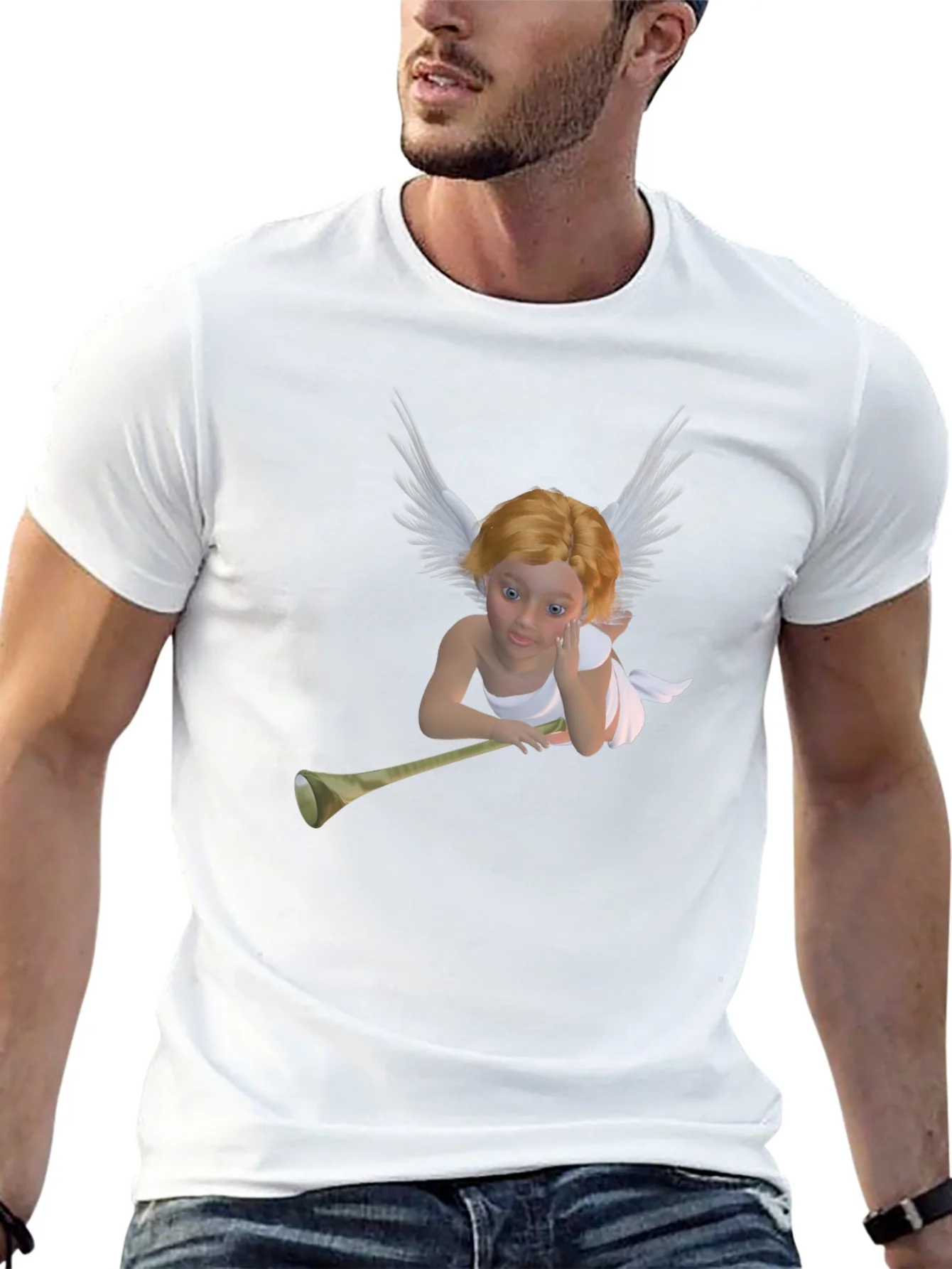 Angel Trumpet Black T-Shirt