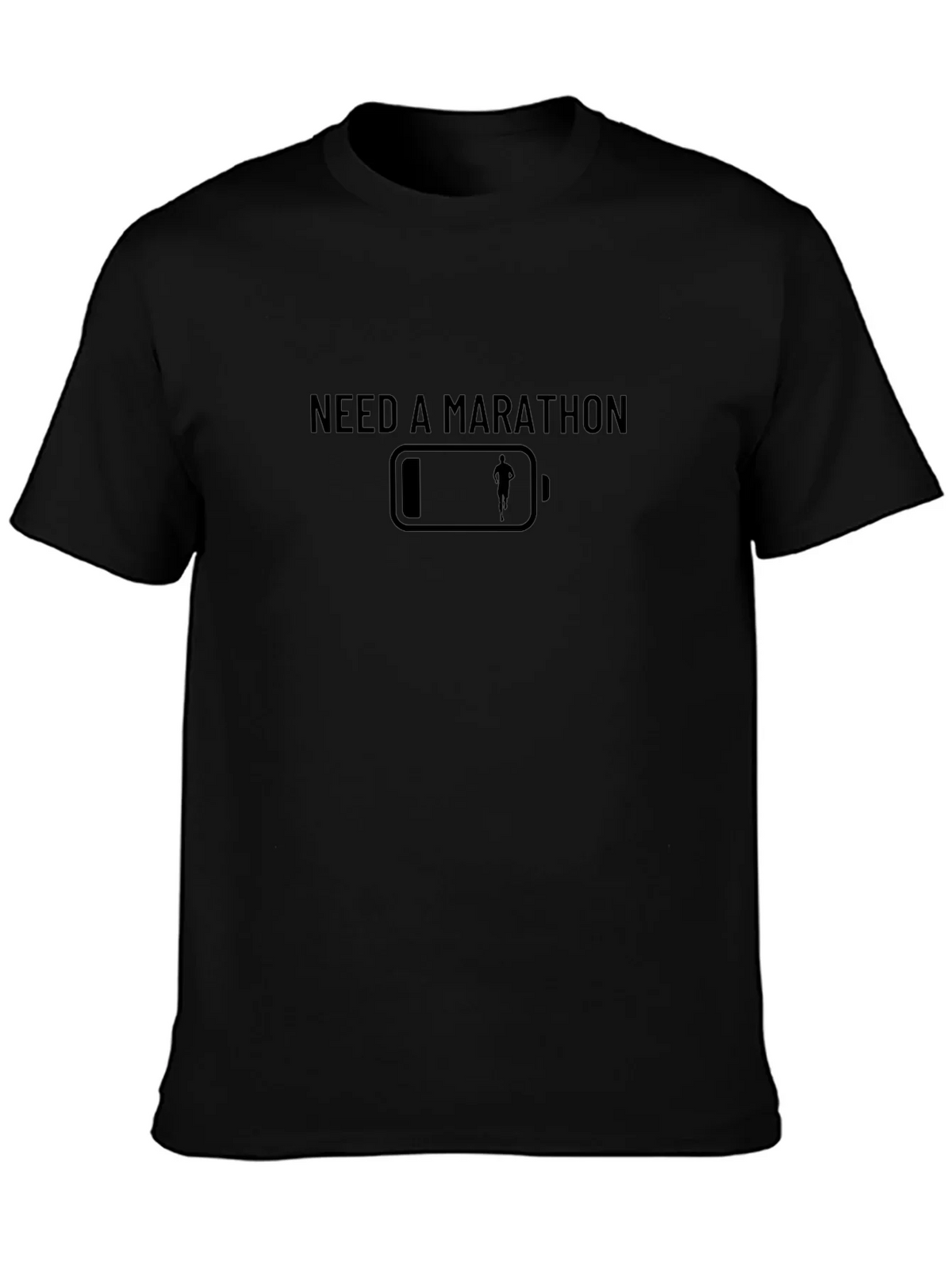 Need a Marathon T-Shirt - Low Battery Running Design