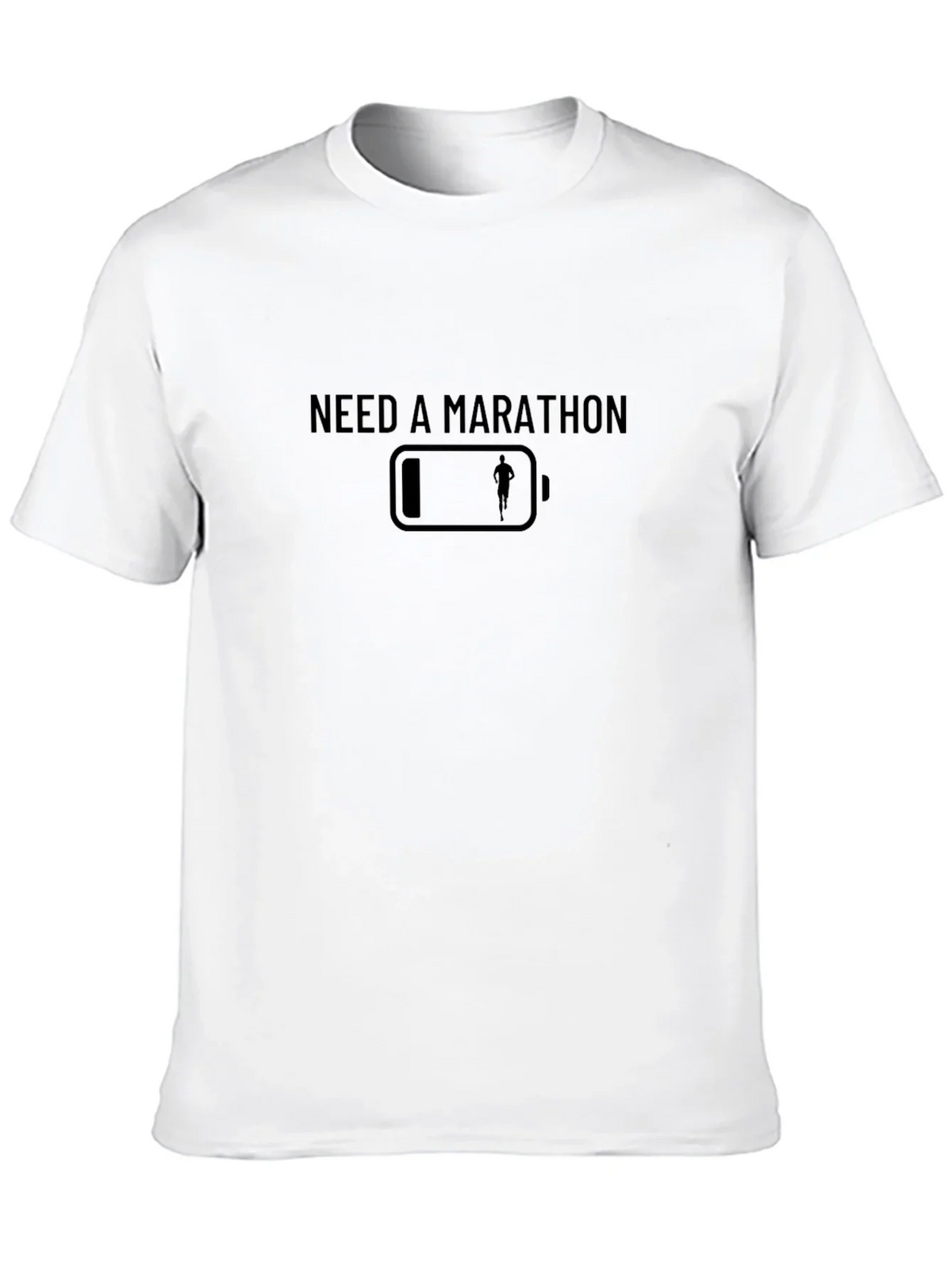 Need a Marathon T-Shirt - Low Battery Running Design