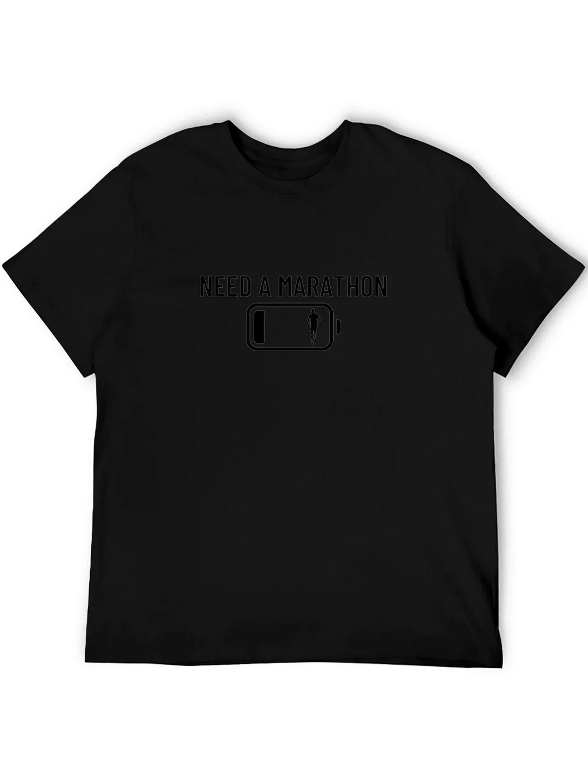 Need a Marathon T-Shirt - Low Battery Running Design